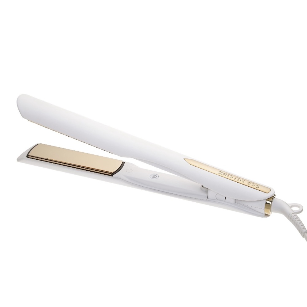 Kristin Ess 3-in-One Flat Iron - 1 1/4" (White and Gold)